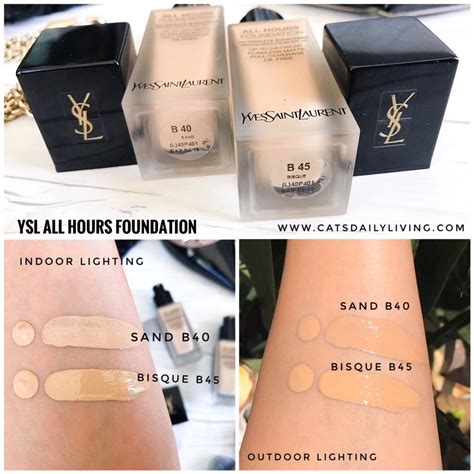 ysl foundation 24 hour|ysl foundation all hours review.